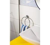 GROHE Start Cosmopolitan Anneau Porte-Serviette Mural pour Salle de Bain, Fixations Cachées, Métal, A coller avec GROHE QuickGlue ou à visser, Chromé, 41167000