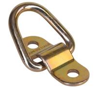 Anneau pour élevage œillets d'arrimage languette zingué Kerbl (x2) Doré 6x58x20 mm