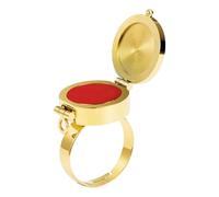 Anneau pour les doigts de baume à lèvres - Mini médaillon à porter pour femmes, adolescents, adultes, application personnelle, rouge à lèvres système de solution de transport pratique | Petit ami