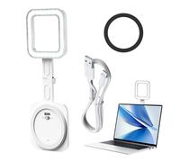 Anneau pour Selfies pour téléphone, Anneau LED pour Selfies - Lumière de Remplissage pour téléphone avec Anneau Rechargeable, Taille de Poche, Multifonction avec luminosité réglable