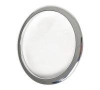Anneau Protection Grosse Caisse Argent Réglable pour Port Insert - Renforce les Basses Affecter le pour sustain - Diamètre 14,5 cm pour Double-Pédale