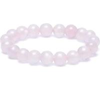 Anneau quartz rose élastique -- 3mm