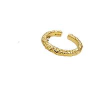 Anneau réglable, anneaux réglables pour les femmes Hammer Design Sterling Solid Solid Hand Hand Forging Eternity Anneaux de mariage plaqué Rings Promesse pour les filles