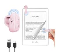 Anneau RF Télécommande Liseuse Tourneur de Page sur Kobo, Kindle, Tourne Page Liseuse for iPad iPhone Android Tablets, Page Turner pour Lire des Romans 2 Clip