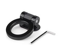 Anneau Rond de Traction Adhésif modifié pour Voiture, Décor de Crochet de Remorquage, Ajustement Universel avec Adhésif Fort, Simple et élégant, ABS Haute Résistance, 4 Couleurs,