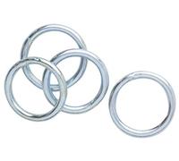 Anneau soudé en acier zingué - øintérieur 30 mm - AS3 - Lot de 4