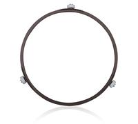 Anneau Support Micro Ondess, 17,8cm Anneau de Remplacement pour Plateau de Four à Micro-Ondes Support de Plateau en Verre Anneau Rotatif pour Micro-Ondes pour Plaques en Verre de 24,5 à 27 cm