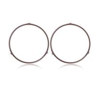 Anneau Support Micro Ondess, 17,8cm Anneau de Remplacement pour Plateau de Four à Micro-Ondes Support de Plateau en Verre Anneau Rotatif pour Micro-Ondes pour Plaques en Verre de 24,5 à 27 cm