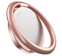 Anneau Support Téléphone, Lamicall Support Téléphone - Bague Support pour iPhone 13, 12, 11 Pro Max, SE Xs Max XR X SE 8 7 6, HUAWEI, Samsung S10 S9 S, D'autres Android Smartphones Aluminium -Oro Rosa