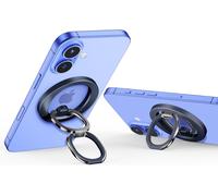 Anneau Téléphone Support Magnétique Pour Magsafe,Halolock Aimant Téléphone Support Grip Pour Iphone 16/15/14/13/12,Samsung Galaxy S25,Réglable Dans Les 2 Sens,Accessoires Magsafe,Titane Bleu