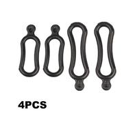 Anneau Torique En Caoutchouc Pour Éclairage De Vélo, 4 Pièces, Fixation D'éclairage De Bicyclette, Bande En Silicone, Lampe Frontale Pour Creem Xml T6 Led, Équipement De Lampe De Poche