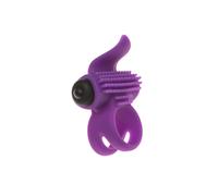 Anneau Vibrant Adrien Lastic Double Base Bullet Indépendant Silicone LR44