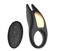 Anneau Vibrant Pénis Anneau Vibrant Anneau pénien avec Plug Anale Gay pour Homme pour érection Plus,Double Anneau pénien Vibromasseurs Clitoridienne Vibrant sans Fil pour Couple kki9