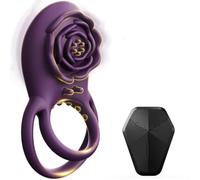 Anneau Vibrant Pénis Feminin Masculin Anneau Vibrant Anneaux Vibrants De Pennis De Vibration for des Couples Femelles Rechargeables d'amour De Jouets,La Vie Impermeable YDA2