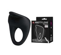 Anneau vibrant Pretty Love noir 1pc
