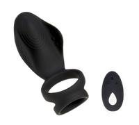 Anneau vibrant - sextoy - noir