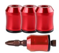 Anneau Vis Magnétique Puissant - Set de 3 pièces robuste - Porte-Vis Magnétique - Pour le bâtiment, la rénovation, l'atelier, le garage, la maison, l'électricien,