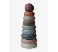 mushie Jouet à Anneaux Empilables | 6 Mois et Plus | Aide à la Langue et à la Motricité | Plastique 100% Non Toxique, sans BPA et sans Phtalates | Conçu et Fabriqué au Danemark | Original