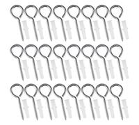 Anneaux à Œillets en Acier Inoxydable, Vissage Manuel, Argenté | Fixation Stable, Pose Pratique, Usage Intérieur, pour Contreplaqué et Panier Filaire, Résistance à Rouille