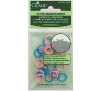 Clover – Anneaux repères pour mailles – Rose/Bleu