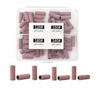 Anneaux abrasifs pour ongles professionnels - 120/180/150/240 - Embouts de forage électriques pour manucure - Pour l'entretien des bagues de ponçage portables