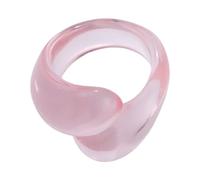 Anneaux acryliques géométriques irréguliers à la mode pour femmes filles, gouttelettes d ' eau à la mode, anneaux acryliques, accessoires de fête, bijoux de déclaration pour femmes
