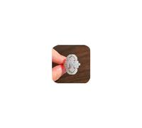 Anneaux art déco pour femmes Filigree Pave Cz Armure large anneau de la déclaration de doigt complet Zirconia Vintage Gemstone Ring 925 Sterling Silver Blue Sapphire Princess Eternity Band (6#),