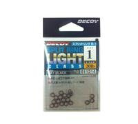 anneaux brises decoy split ring - pack nº1 - light noir - 20 lbs