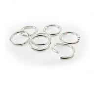 Lot de 20 anneaux brisés 7mm couleur argent