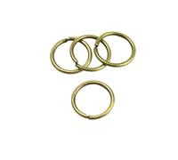 Anneaux brisés ronds 10 mm Laiton 80 pièces