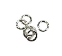 Anneaux Brisés Ronds 7 Mm Argenté 100 Pièces