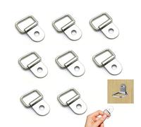 Anneaux d arrimage en D en acier inoxydable haute résistance pour remorque camion bateau garage fixation sécurisée charges lourdes usage intérieur extérieur