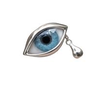 Anneaux d ' expression émotionnelle modernes avec détails d ' oeil et de larme 3D, accessoire de mode en résine, pour les amateurs de bijoux, cerceau unisexe moderne