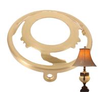 Anneaux d'abat-jour pour douille de lumière - Base de harpe en cuivre de 2,48 pouces, anneau de selle de lampe, composant d'éclairage polyvalent avec un design robuste | Accessoire de luminaire, pièce