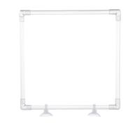 Anneaux d'alimentation pour poissons en acrylique transparent avec ventouse facile à installer pour empêcher les aliments de dériver et de gaspiller 23 x 23 cm