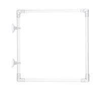 Anneaux d'alimentation transparents pour aquariums - 23 x 23 cm - Avec ventouse antidérapante - Pour une utilisation sûre et sans rive