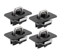 Anneaux d'Ancrage Extensibles 4pcs pour Sangles, Crochet Résistant 1000lbs, Compatible F - 150 1998-14 - Installation Facile Sans Perçage, Matériau Anti - Corrosion Durable