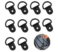 Anneaux D'arrimage en D Ancrage,Anneau Arrimage,Anneau Arrimage Remorque,Anneau d'Arrimage,Anneau Arrimage INOX,pour Attelages de Cadre,Remorques,Camions Stationnaires,10PCS