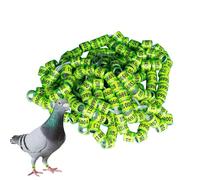 Anneaux de bande pour pigeons - Anneaux numérotés de 2025 | 50 parties de fournitures d'oiseaux, accessoires d'identification pour les oiseaux, les écloseries, les poussins, les perroquets et les pige