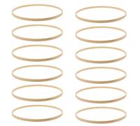 Anneaux de Cerceau en Bambou pour Attrape-Rêves 23cm Lot de 12