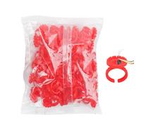 Anneaux De Colle 100PCS - Porte-anneaux De Colle Smart Lash | Anneaux De Colle À Cils Réglables, Porte-colle Portable Pour Peinture, Rouge À Lèvres, Gobelets À Colle Adaptés Aux Débutants