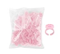 Anneaux De Colle 100PCS - Porte-anneaux De Colle Smart Lash | Anneaux De Colle À Cils Réglables, Porte-colle Portable Pour Peinture, Rouge À Lèvres, Gobelets À Colle Adaptés Aux Débutants