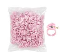 Anneaux De Colle Pour Cils - Fournitures D'extensions De Cils en Pp 100 Pièces Anneaux De Support Colls Pour Cills | Anneau Collle Lassh Réglable, Porte-Colles, Tasses Pour L'amélioration Des Ongl