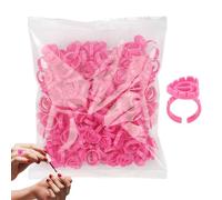 Anneaux De Colle Pour Extensions De - Porte-colle Pour En Forme De Fleur, Anneaux D'encre Jetables Réglables | Fournitures Professionnelles D'extension De Pour Les Artistes De Salon De
