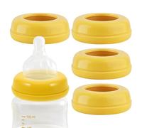 Anneaux De Collier De Biberon - Pack De 5 Anneaux De Vis De Remplacement, Accessoires De Biberon De Fuite | Pièces De Bouteille De Qualité Alimentaire, Équipement D'alimentation Durable Avec Joint Séc