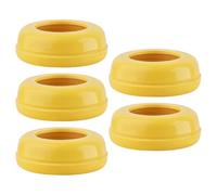 Anneaux De Collier De Rechange - Lot De 5 Récipients À Vis, Bagues D'étanchéité Pour Tétine, Joints Centraux De Bouteille Anti-fuite, Accessoires De Bouteille De Qualité Alimentaire | Solution Adaptée