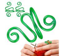 Anneaux de crochet - Tension réglable de 2,2 x 3,4 cm, contrôle de la taille 3X, anneau confortable pour le doigt, compatibilité main gauche et droite, ergonomique pour travaux manuels | écharpe