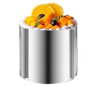 Anneaux de cuisson, moule à gâteau rond haut de 20 cm, cadre de pâte pour la décoration, idéal pour la cuisson des desserts, des gâteaux, des pâtes et des douceurs, outil de cuisine nécessaire pour