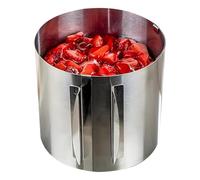 Anneaux de Cuisson - Moule Rond en Acier Inoxydable, Forme de gâteau de Haut de Haut Moule Rond | Anneau à gâteau avec Levier de Serrage, Fournitures de Cadre de pâtisse