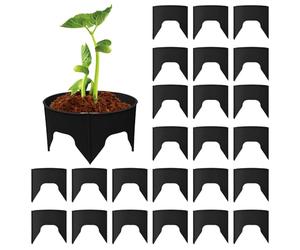 Anneaux de Culture, Protection Ronde pour arrosage Profond, Bordure Circulaire de Paysage, Anneaux de Culture séparés, économie d'eau, pour Balcon, Cour, Serre, Tomate, Poivre, arbuste